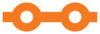 Energy Chain Elastics Spool 2.3M - ENERGY CHAIN LARGE ORANGE 2.3M