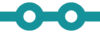 Energy Chain Elastics Spool 2.3M - ENERGY CHAIN NARROW TEAL 2.3M