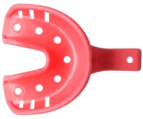 fidtl12 first impression rim lock disposable impression trays pink