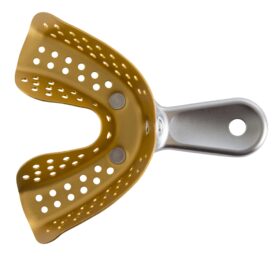 j00367 aluminum impression tray man gold